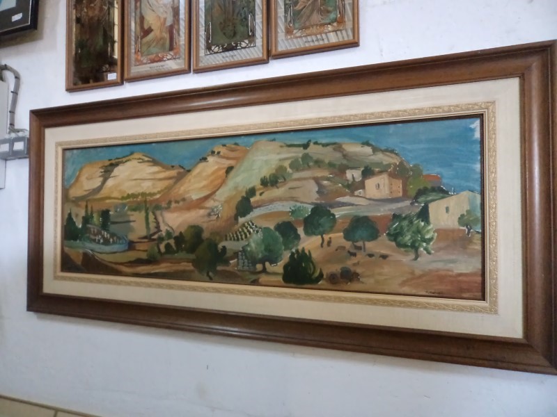Painting by Cypriot Artist Andreas Makariou to be Auctioned Castle