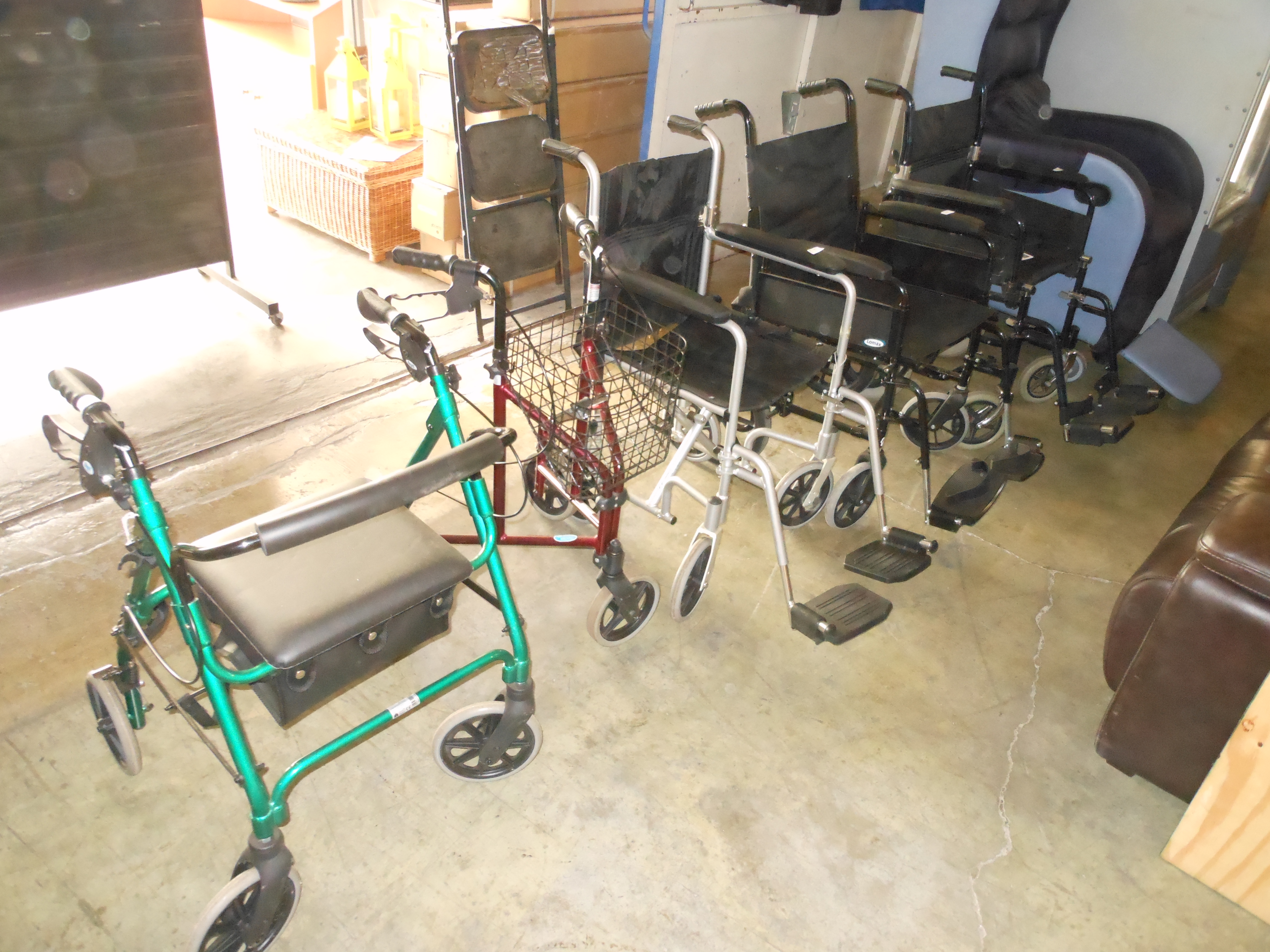 Wheelchairs, Walkers and Mobility Aids in our Limassol Auction 01.12.2018