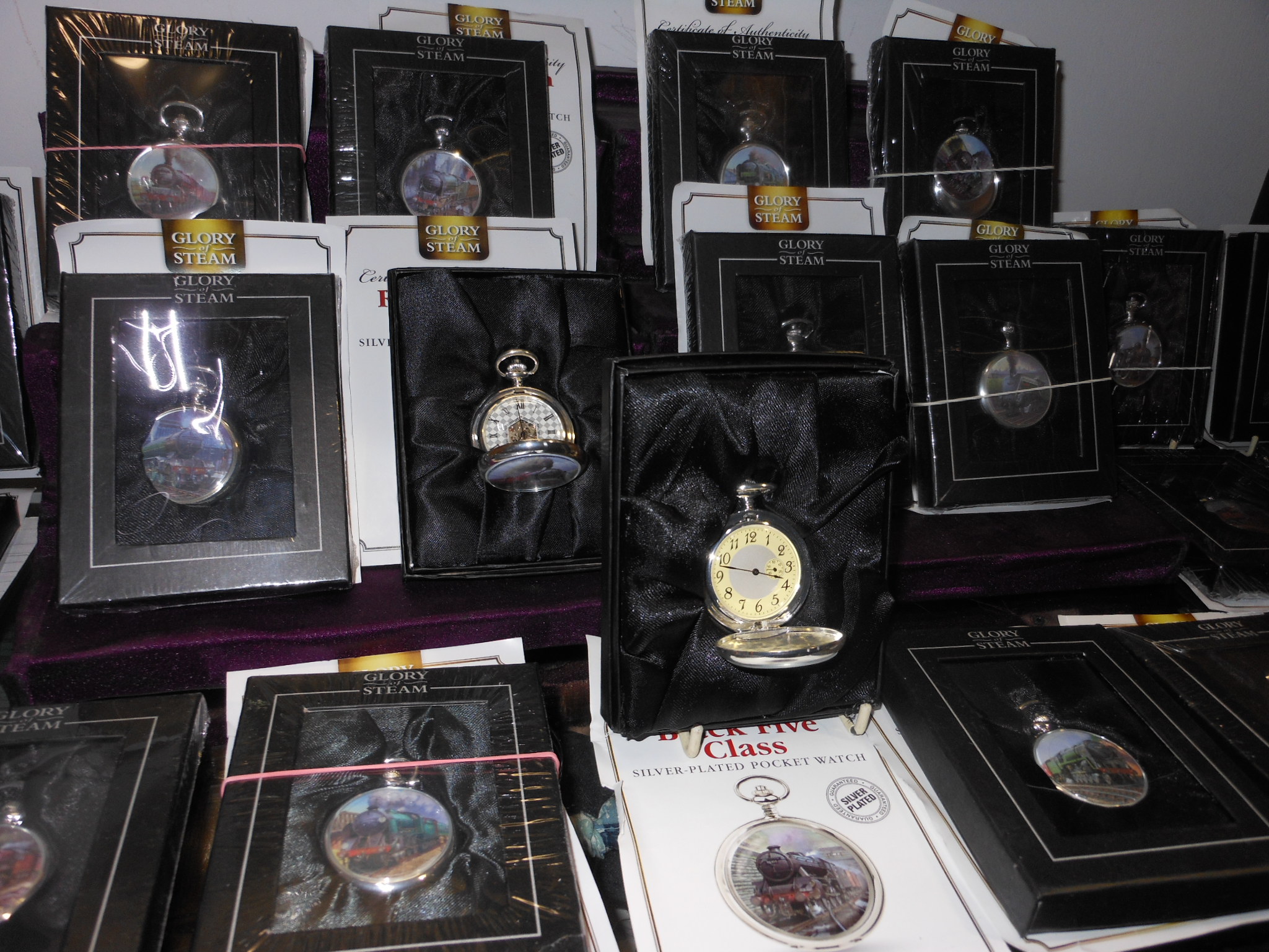 ‘Glory of Steam’ Steam Locomotive Pocket Watch Collection 01.12.2018 Limassol