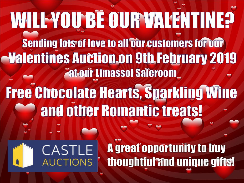 Valentines Auction 9th February 2019