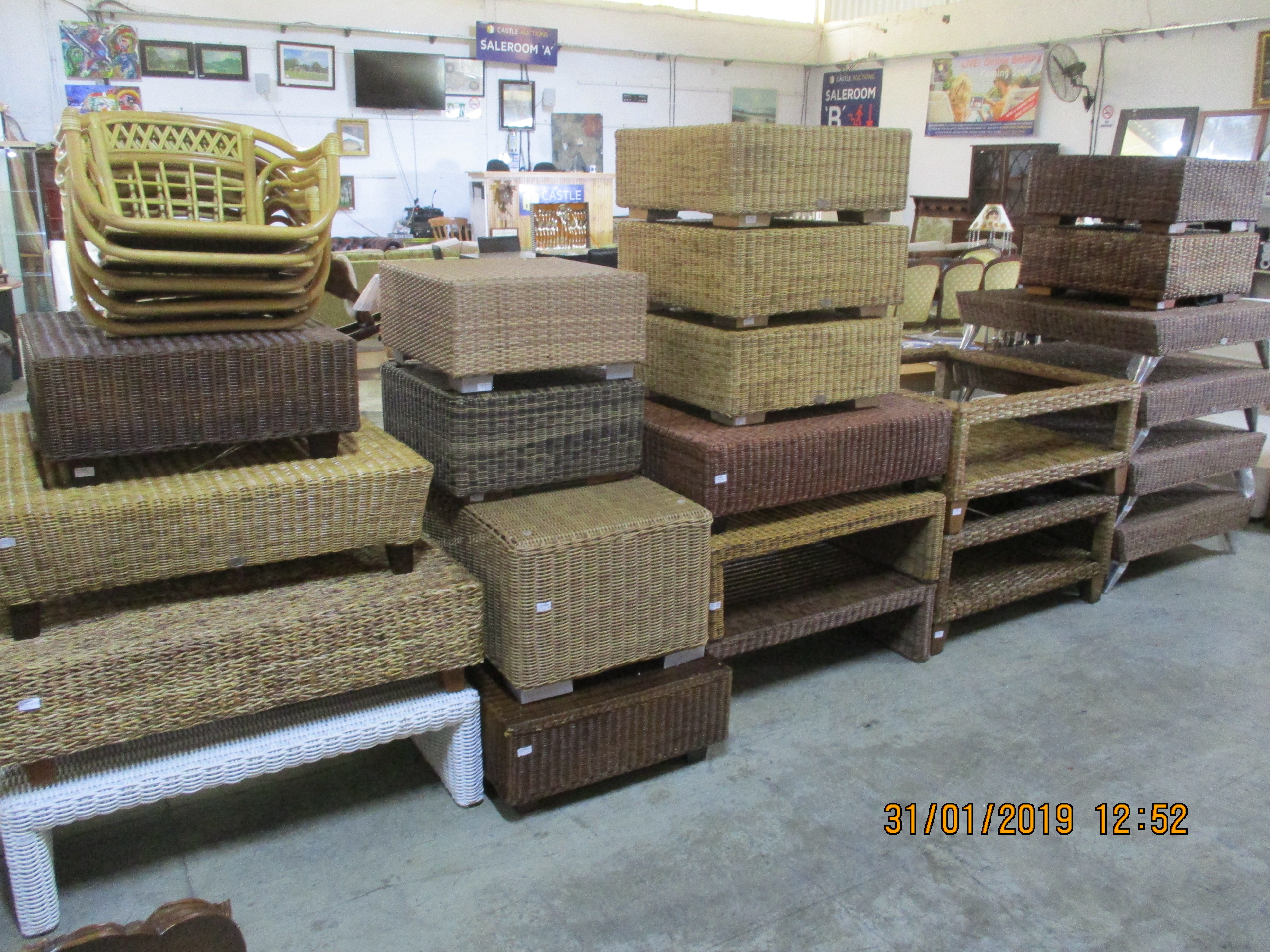 Rattan Furniture Clearance – 09.02.2019 at our Limassol Saleroom